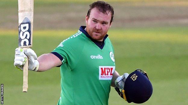 Paul Stirling hit 285 runs in Ireland's ODI series against Afghanistan