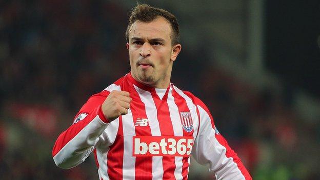 Xherdan Shaqiri: Stoke City Boss Mark Hughes Hails Impact Of Swiss ...