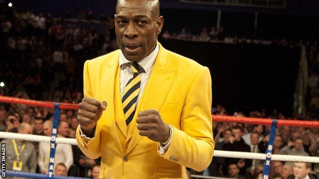Frank Bruno has been training with Ricky Hatton in recent weeks