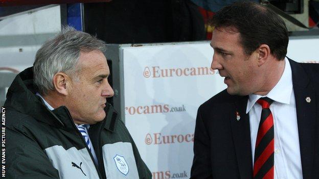 Dave Jones (left) with Malky Mackay
