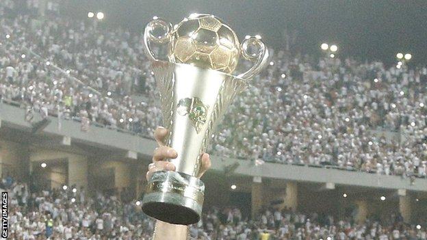 The Confederation Cup trophy