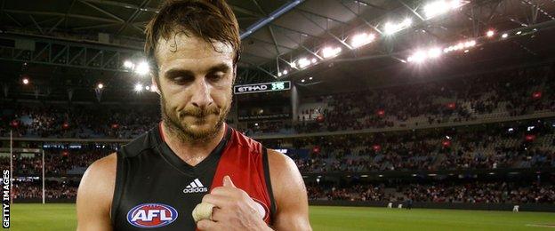 Essendon captain Jobe Watson is among the players banned