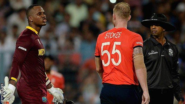 Ben Stokes and Marlon Samuels have clashed on several occasions