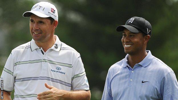 Padraig Harrington and Tiger Woods are both shortlisted for the 2021 World Golf Hall of Fame