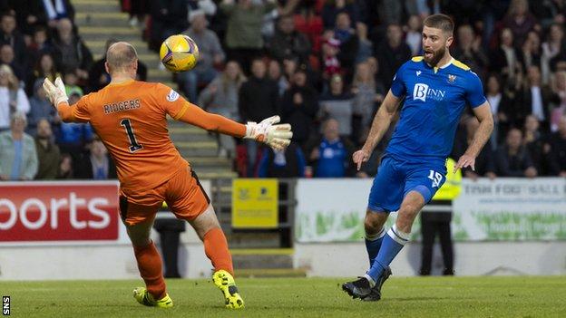 Shaun Rooney scores for St Johnstone against Inverness