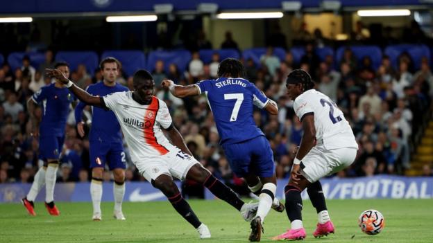 Raheem Sterling scores for Chelsea