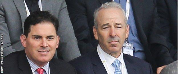 Jason Levien (left) with Steve Kaplan