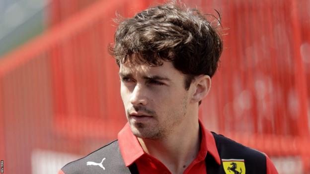 Charles Leclerc van Ferrari