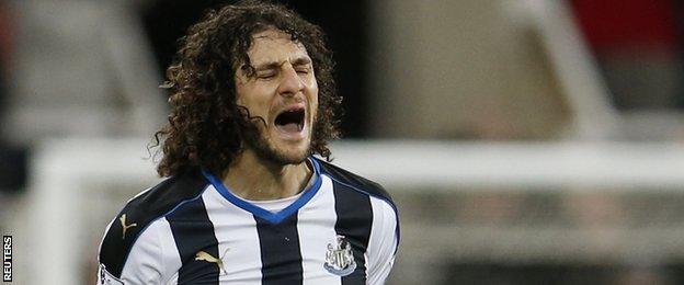 Newcastle captain Fabricio Coloccini