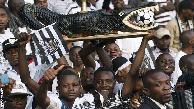 Fans of DR Congo's TP Mazembe