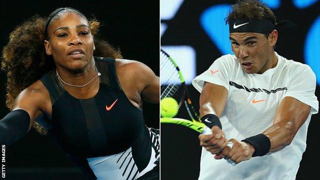 Williams and Nadal