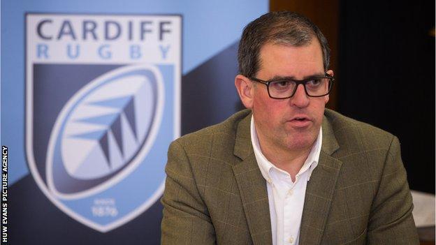 Richard Holland succeeded former Wales and Lions lock Robert Norster as chief executive at Cardiff Arms Park in December 2011