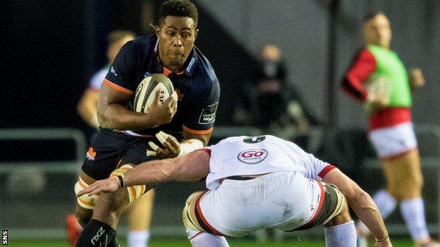 Fiji international back-row will miss the start of Edinburgh's Pro14 campaign