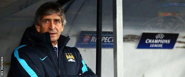 Man City boss Manuel Pellegrini