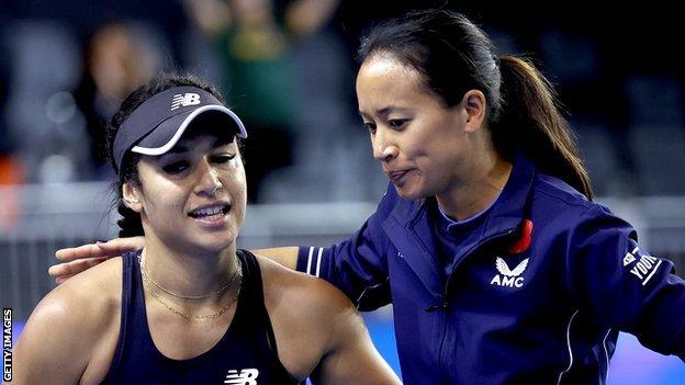 Heather Watson y Anne Keothavong