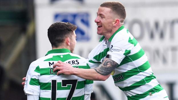 Late Christie free-kick clinches Celtic semi spot over St Johnstone