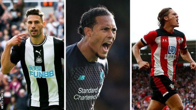 Fabian Schar (Newcastle), Virgil van Dijk (Liverpool), Jannik Vestergaard (Southampton)