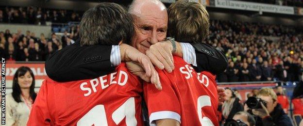 Roger Speed with Gary's sons Ed and Tommy