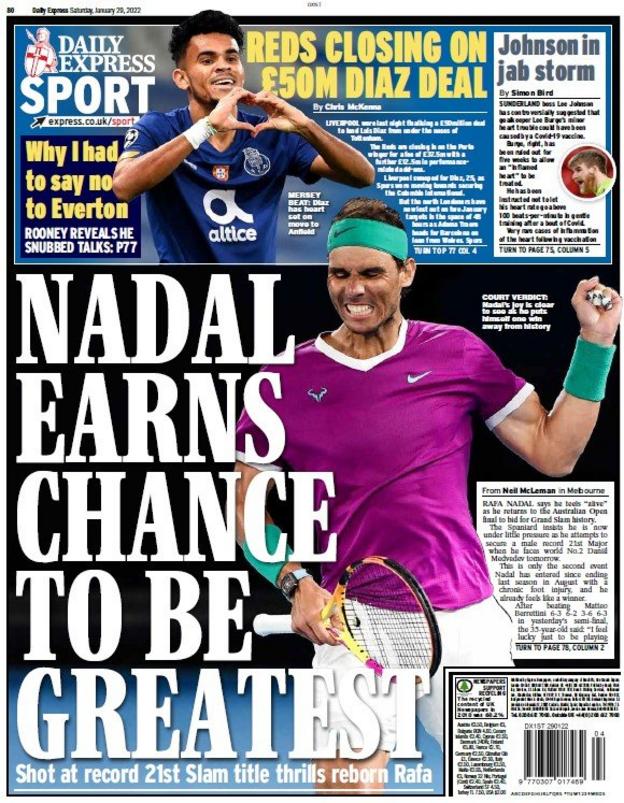 Saturday S Back Pages c Sport
