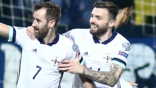 Euro 2020: Northern Ireland beat Bosnia on penalties to reach play-off final - BBC Sport