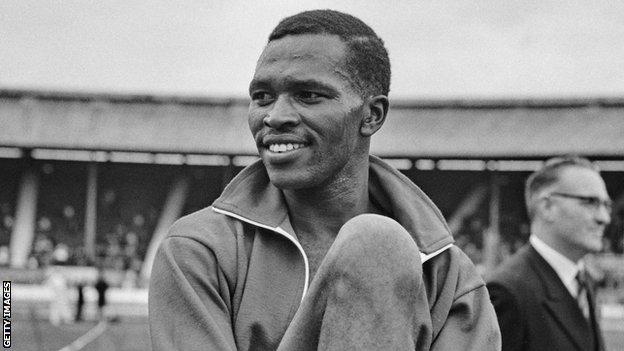 Kipchoge Keino pictured in 1965
