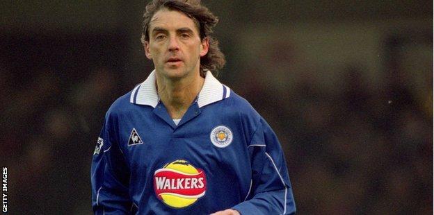 Roberto Mancini of Leicester City