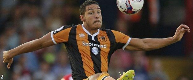 Jake Livermore in action for Hull City this season