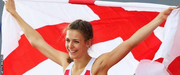 Isobel Pooley won silver in the 2014 Commonwealth Games high jump