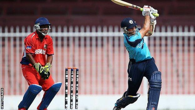 Scotland's total of 204 proved too much for Bermuda