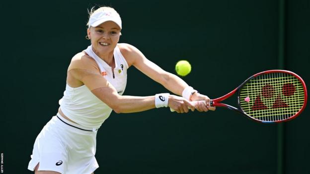 Harriet Dart playing astatine  Wimbledon