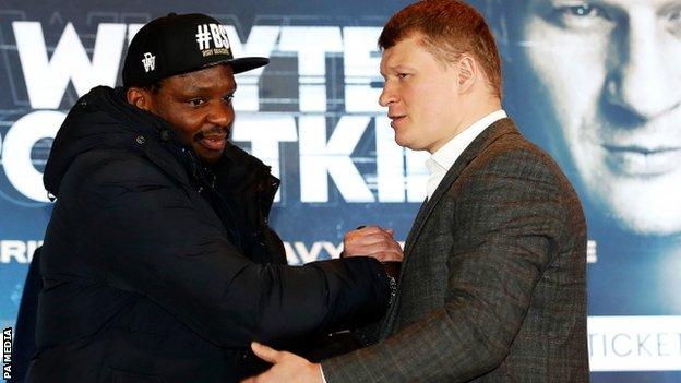 Whyte and Povetkin