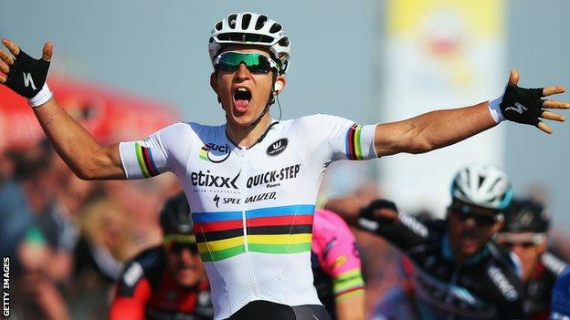 Team Sky: Michal Kwiatkowski joins team for 2016 season - BBC Sport