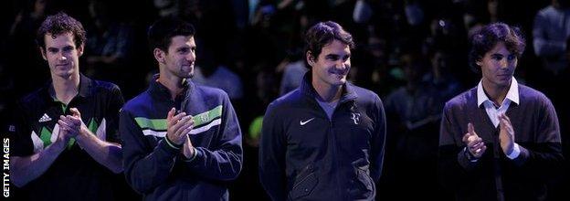Andy Murray, Novak Djokovic, Roger Federer, Rafa Nadal