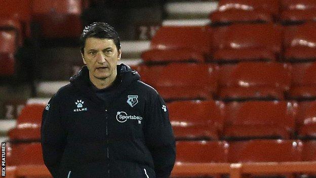 Vladimir Ivic has led Watford to six draws from 15 Championship games since his appointment