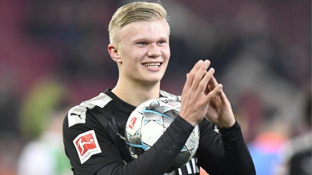 FC Augsburg 3-5 Borussia Dortmund: Erling Braut Haaland scores hat-trick on debut