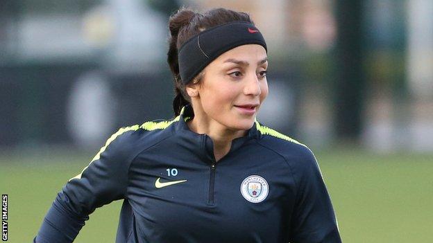 Nadia Nadim Manchester City Terminate Denmark Forward S Contract Bbc Sport