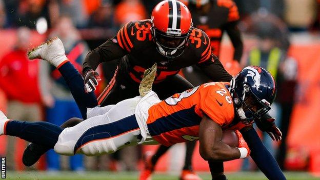 Cleveland Browns release Jermaine Whitehead after Twitter tirade - BBC Sport