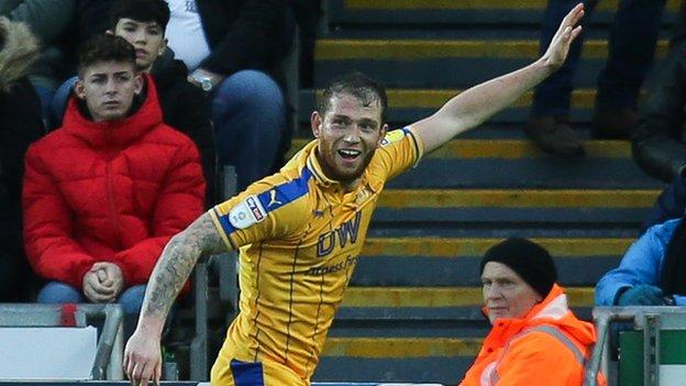 Wigan Athletic's Joe Garner