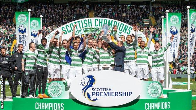 Celtic were winners of the 2017/18 Premiership title