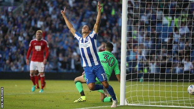 Brighton winger Anthony Knockaert