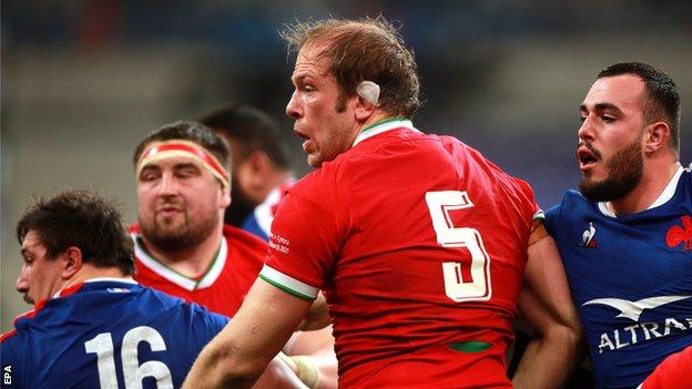 Alun Wyn Jones led Wales to the Six Nations title this season