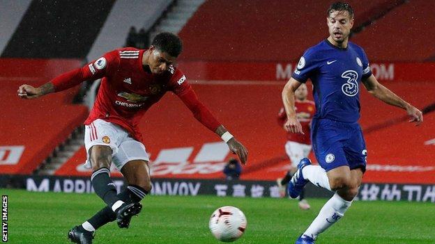 Marcus Rashford, Cesar Azpilicueta, Manchester United, Chelsea