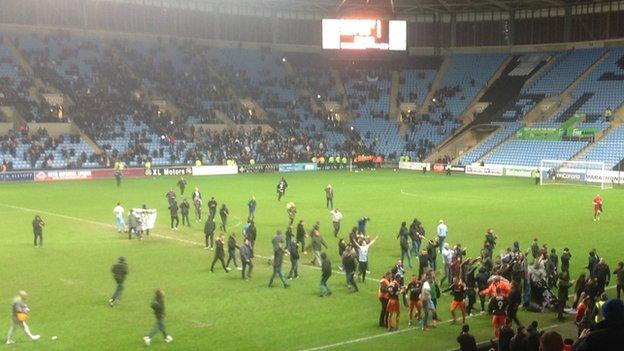 PITCHSIDE VIEW  COVENTRY 