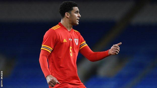 Ben Cabango made his first start for Wales in the friendly win over Mexico