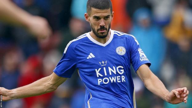 Conor Coady playing for Leicester during pre-season