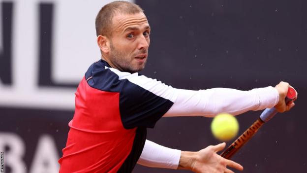 Italian Open: Dan Evans knocked out in Rome