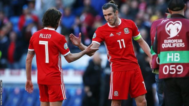 Joe Allen and Gareth Bale