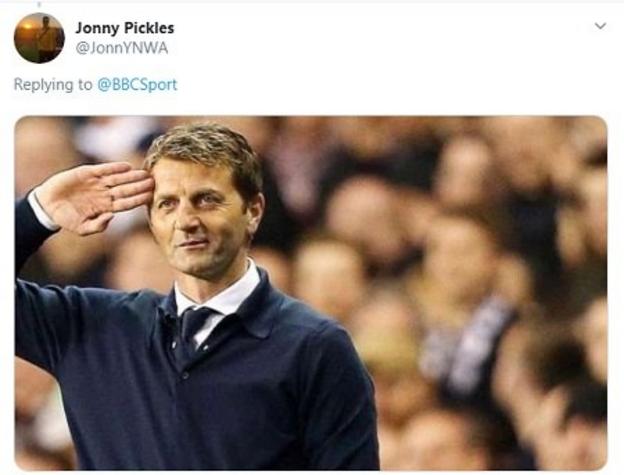 Tim Sherwood reporting for duty