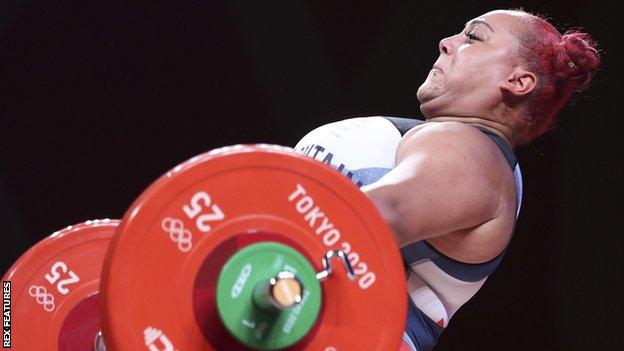 Emily Campbell: British weightlifter adds world bronze to Olympic