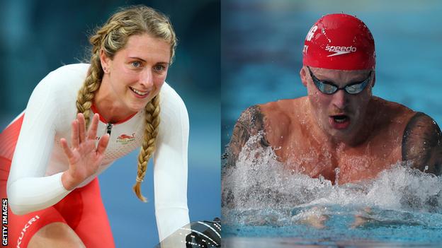 Laura Kenny and Adam Peaty go for gold on Sunday